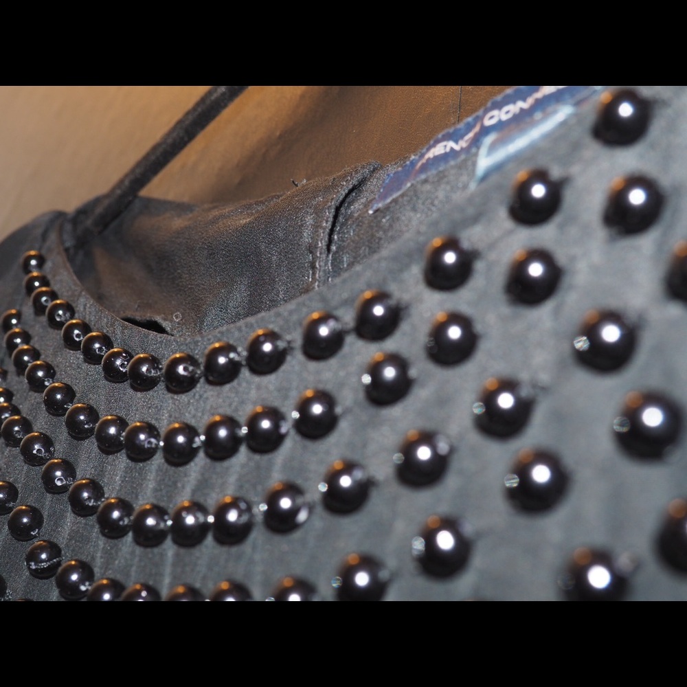 Black beaded French Connection dress USED